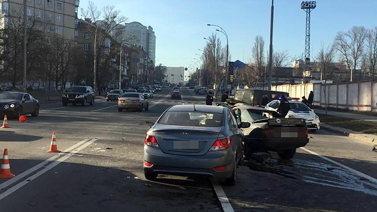 Сегодня в Киеве произошло около 20 ДТП